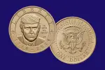 Casa de la Moneda lanza pieza conmemorativa con rostro de Donald Trump